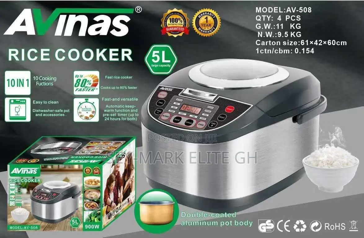 5l Avinas Digital Rice Cooker