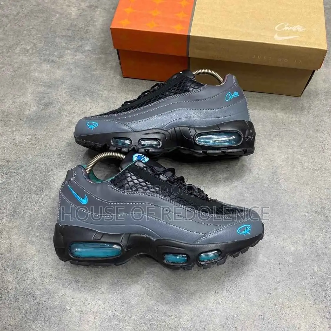 Corteiz X Nike Air Max 95 Sp Aegean Sneakers