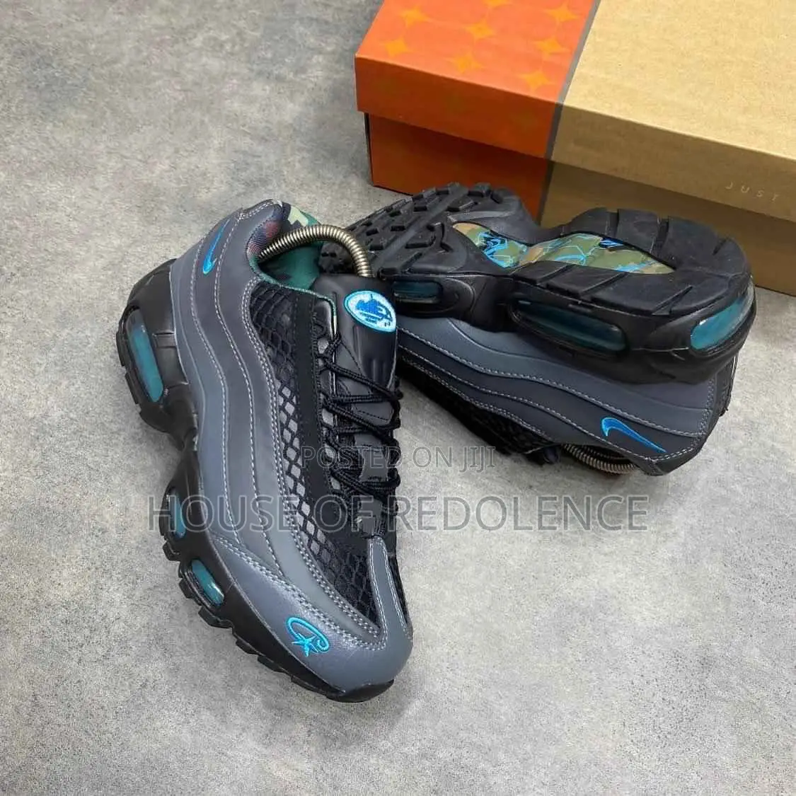 Corteiz X Nike Air Max 95 Sp Aegean Sneakers