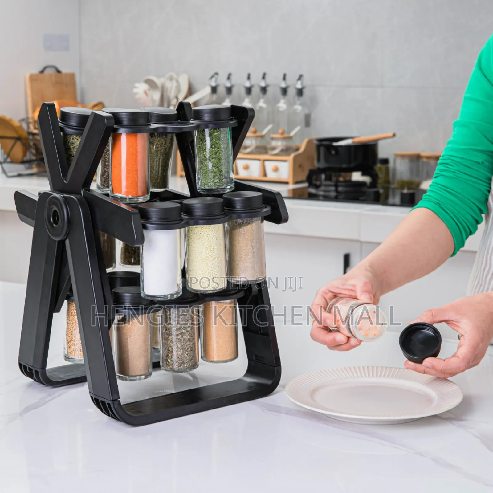 18jar Spice Rack