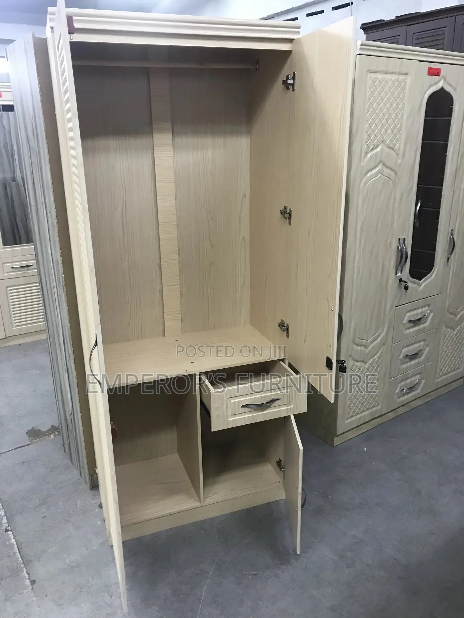 Quality Imported Modern Two Door Wardrobe