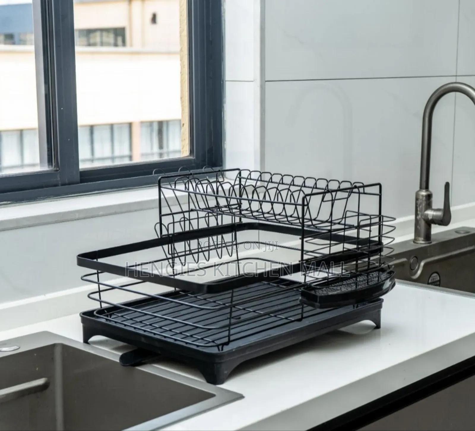 2-Tier Anti-Rust Dish Rack
