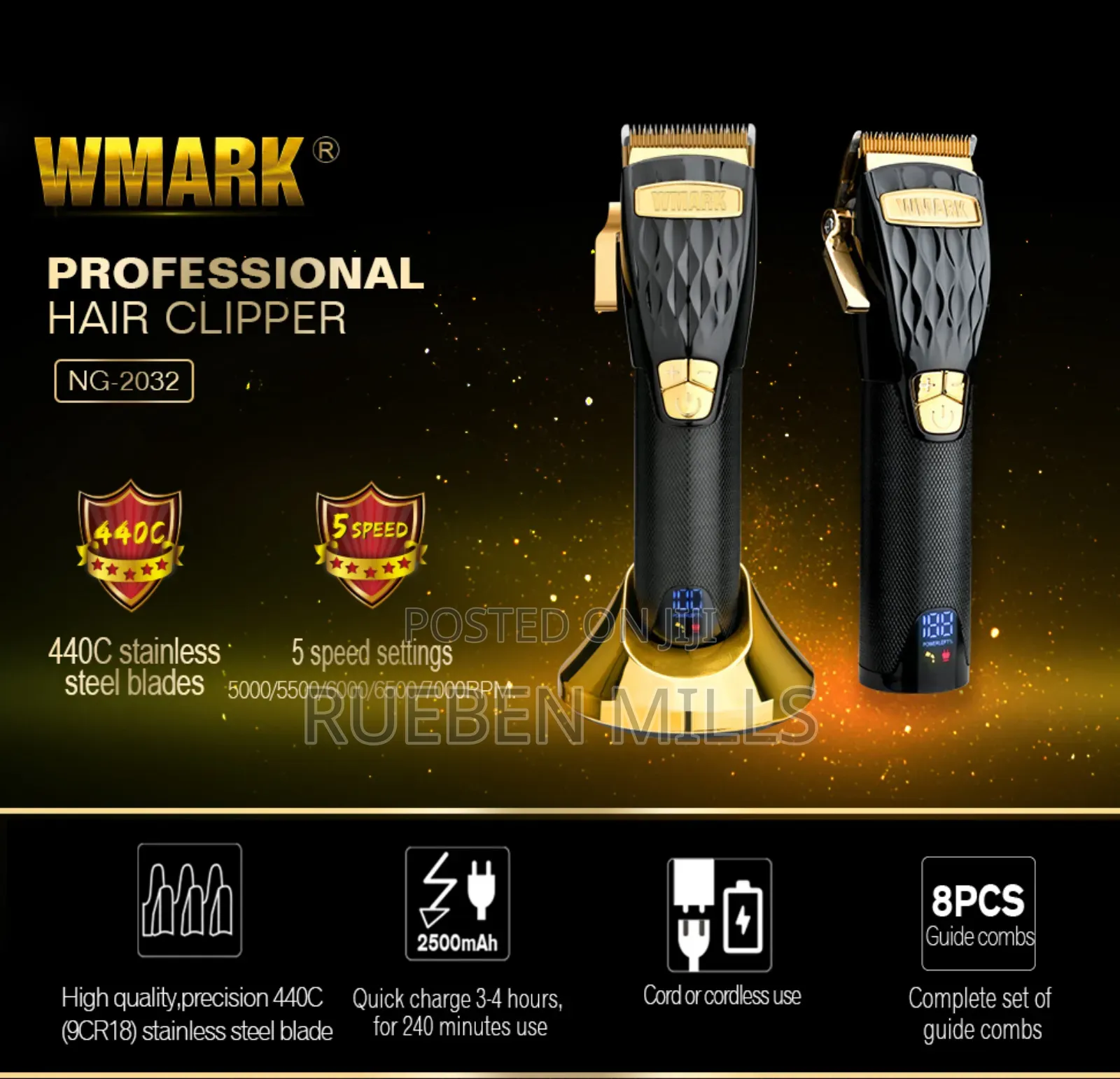 Wmark Super Magic Taper Hair Clipper