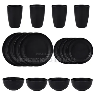 16pcs Plastic Dinner Bowl Set