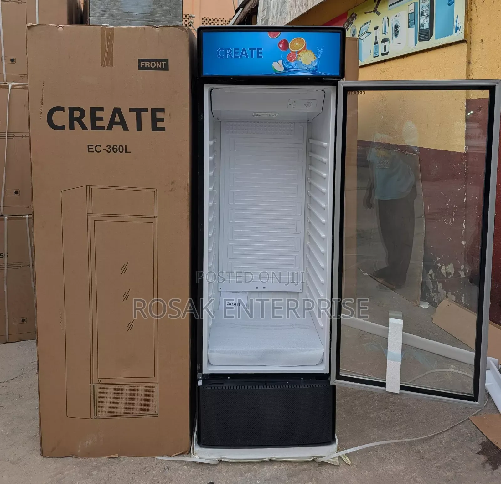 Create German Technology Display Fridge *360ltrs*