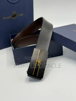 Classic Polo Men's Leather Belt