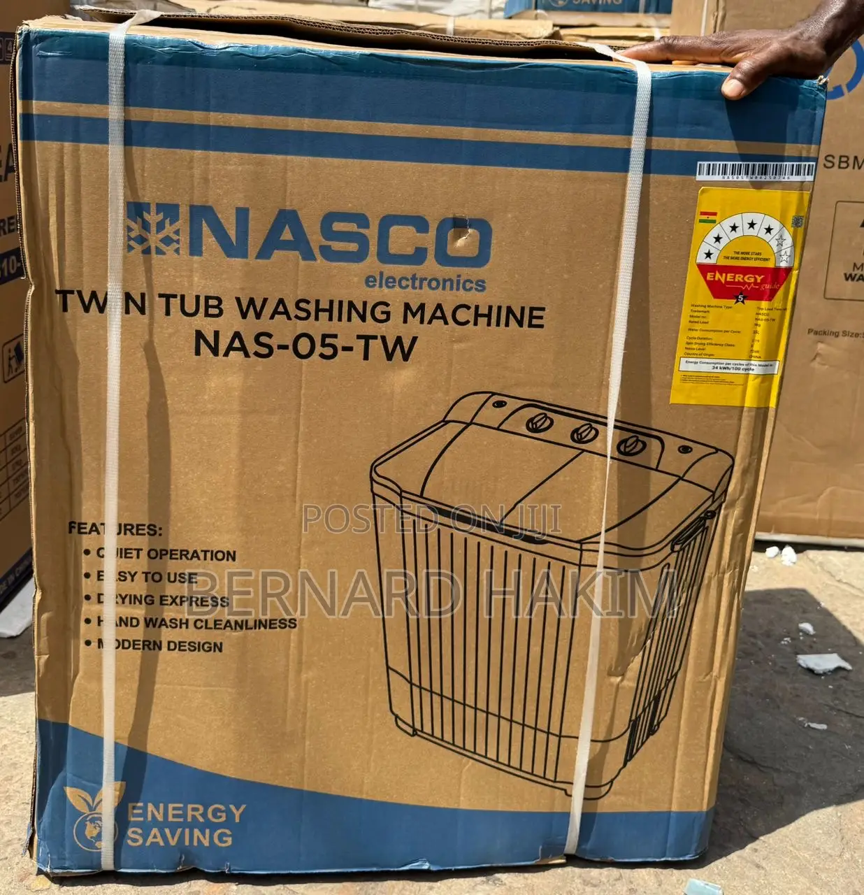 Nasco 5kg Semi Automatic Washing Machine