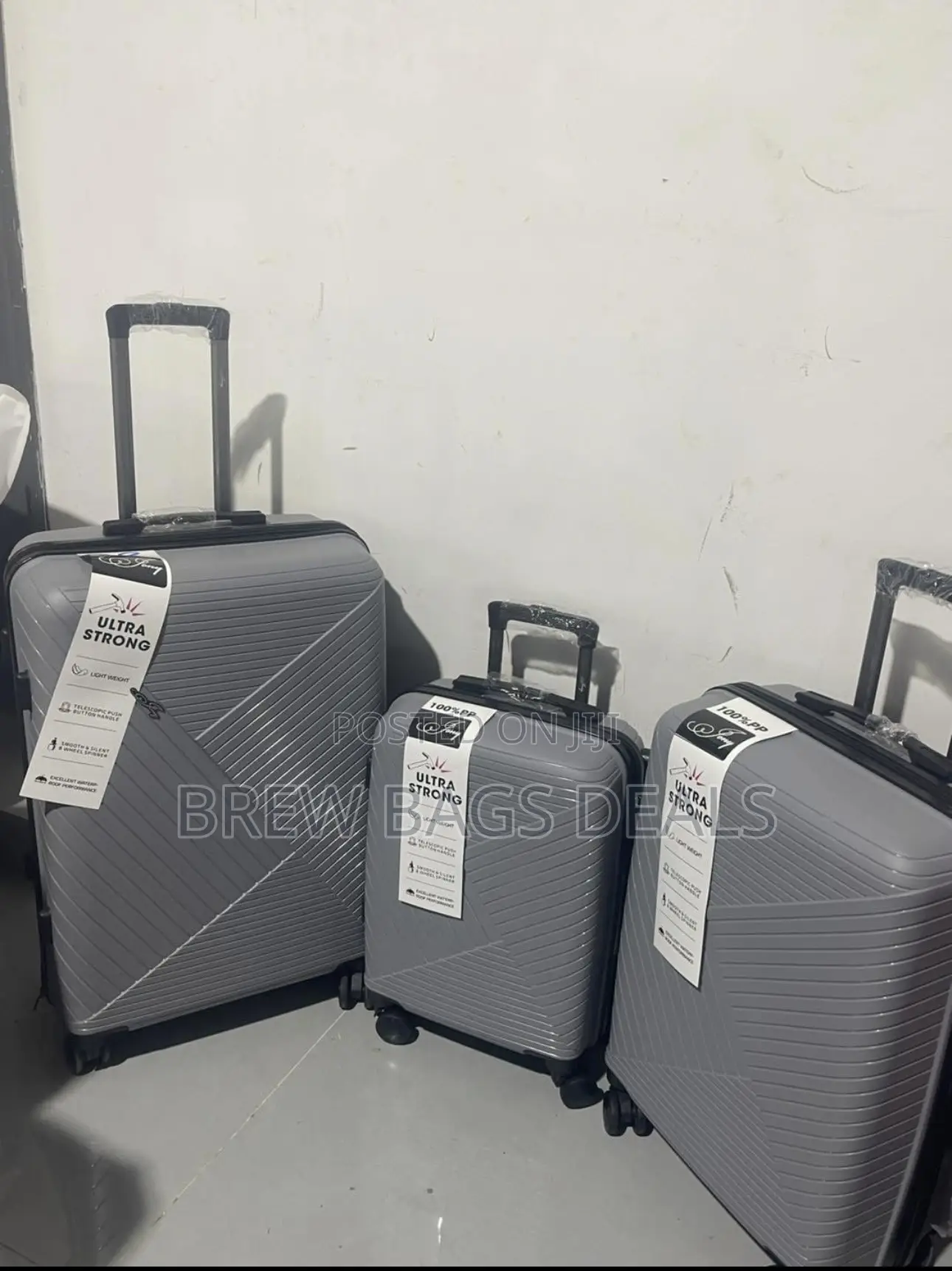 Quality 3set Ultra Strong Jony Fiber Unbreakable Traveling Bag.