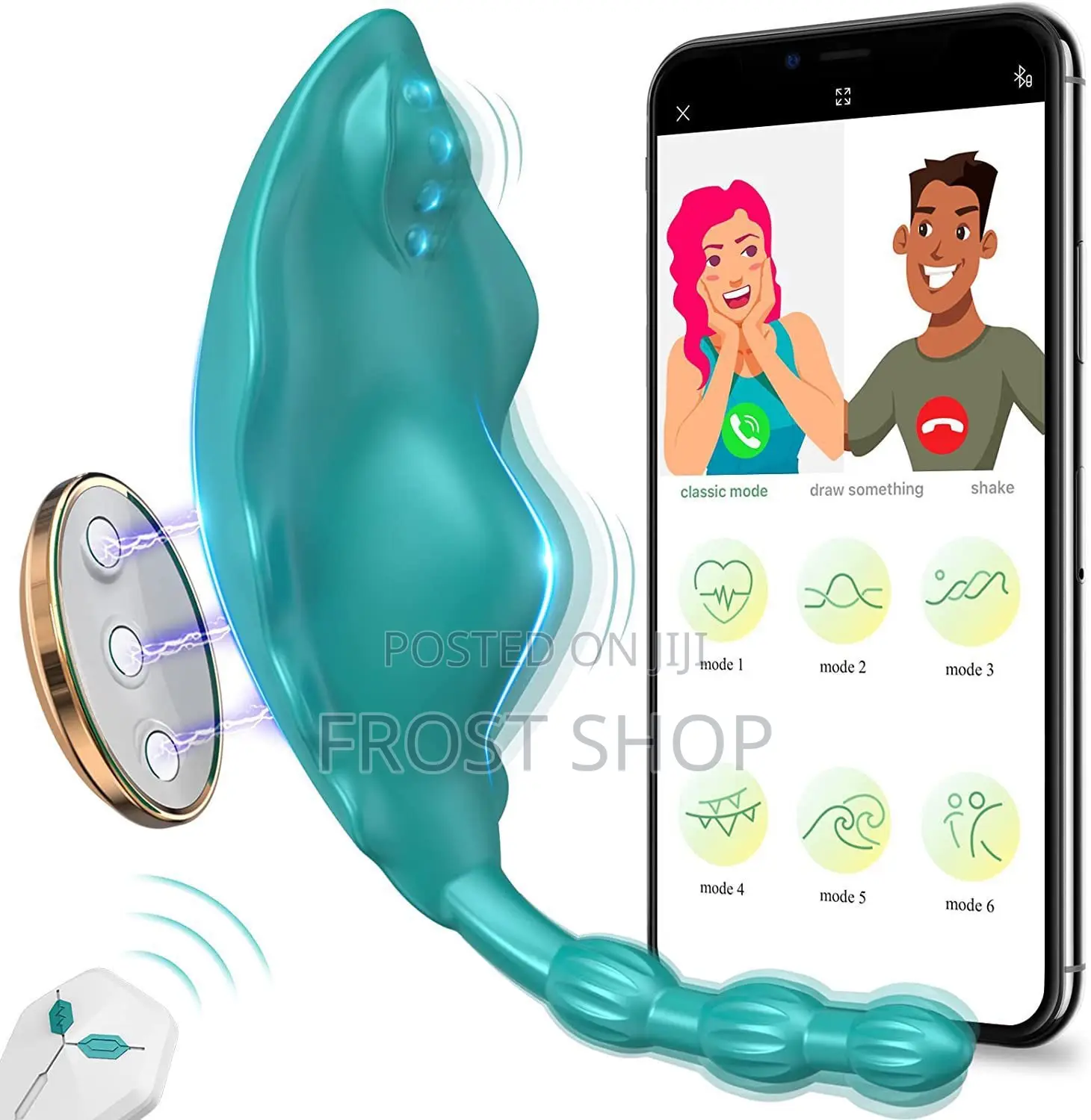 Wearable Panty Vibrator App Control Strong Magnetic Clip for Women