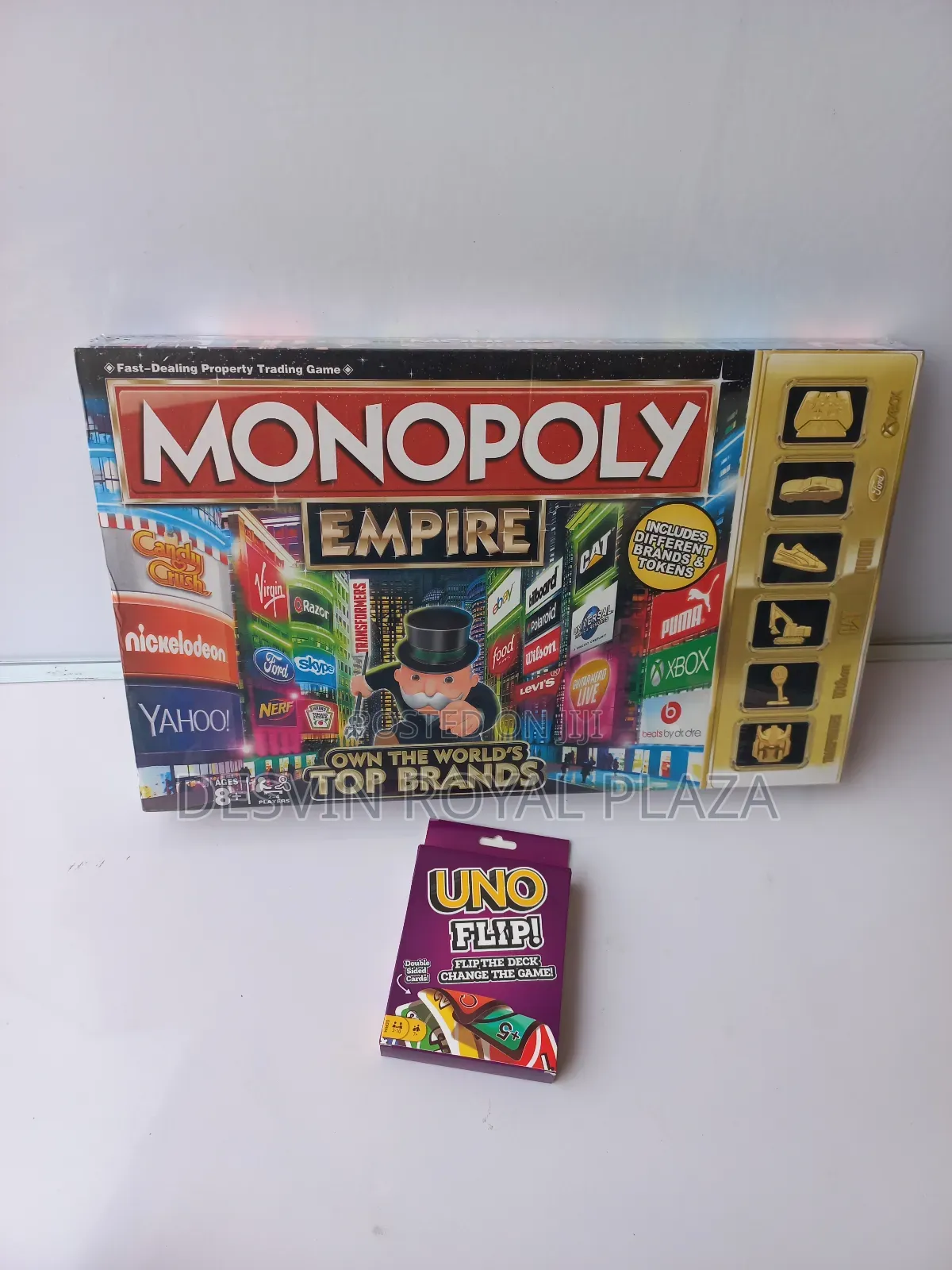 Uno Flip + Monopoly Empire