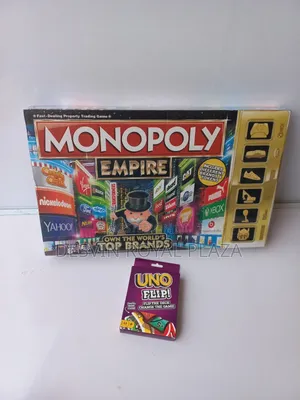 Uno Flip + Monopoly Empire