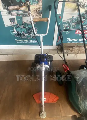 Wadfow Gasoline Grass Trimmer and Bush Cutter (Wheel Type)