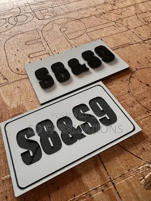 Door Label and Sign Post