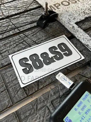 Door Label and Sign Post