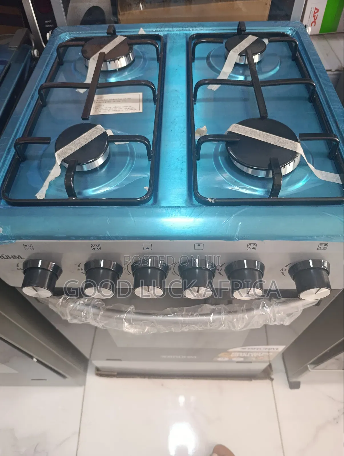 Bruhm 4 Burner Gas Cooker With Oven and Grill BGC 5540is (50×50)