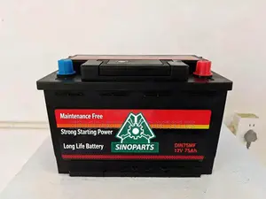 Din75mf 12v 75ah Car Battery – Maintenance Free