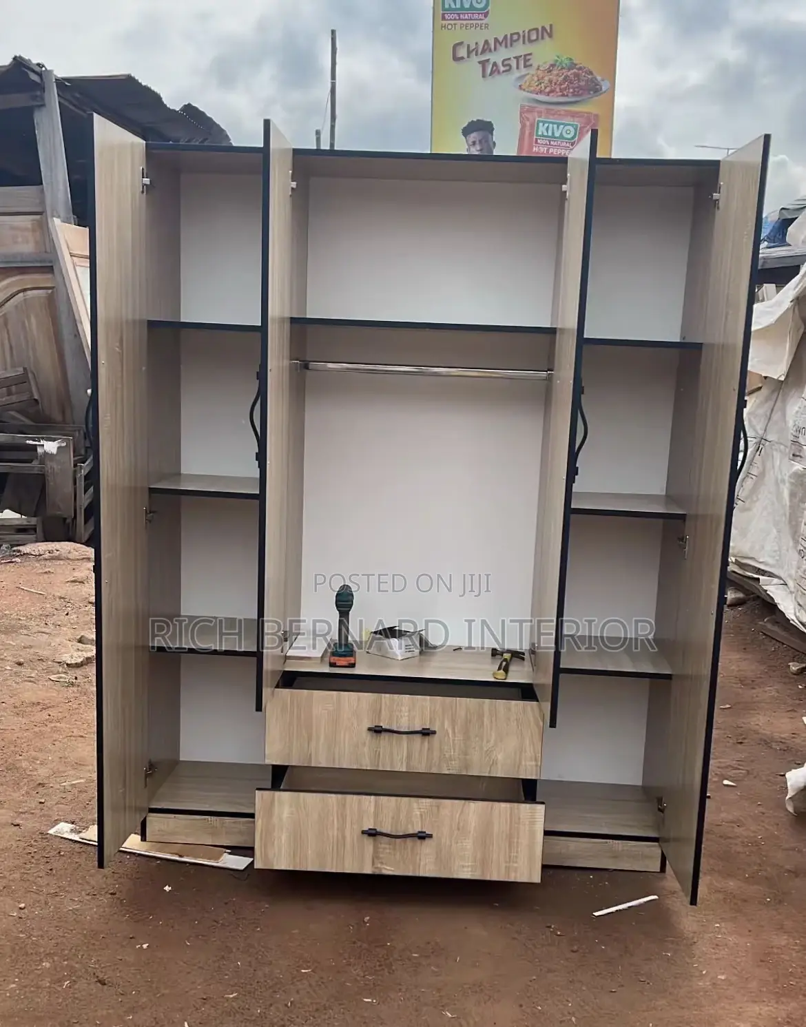3in1 Laminated Wardrobe