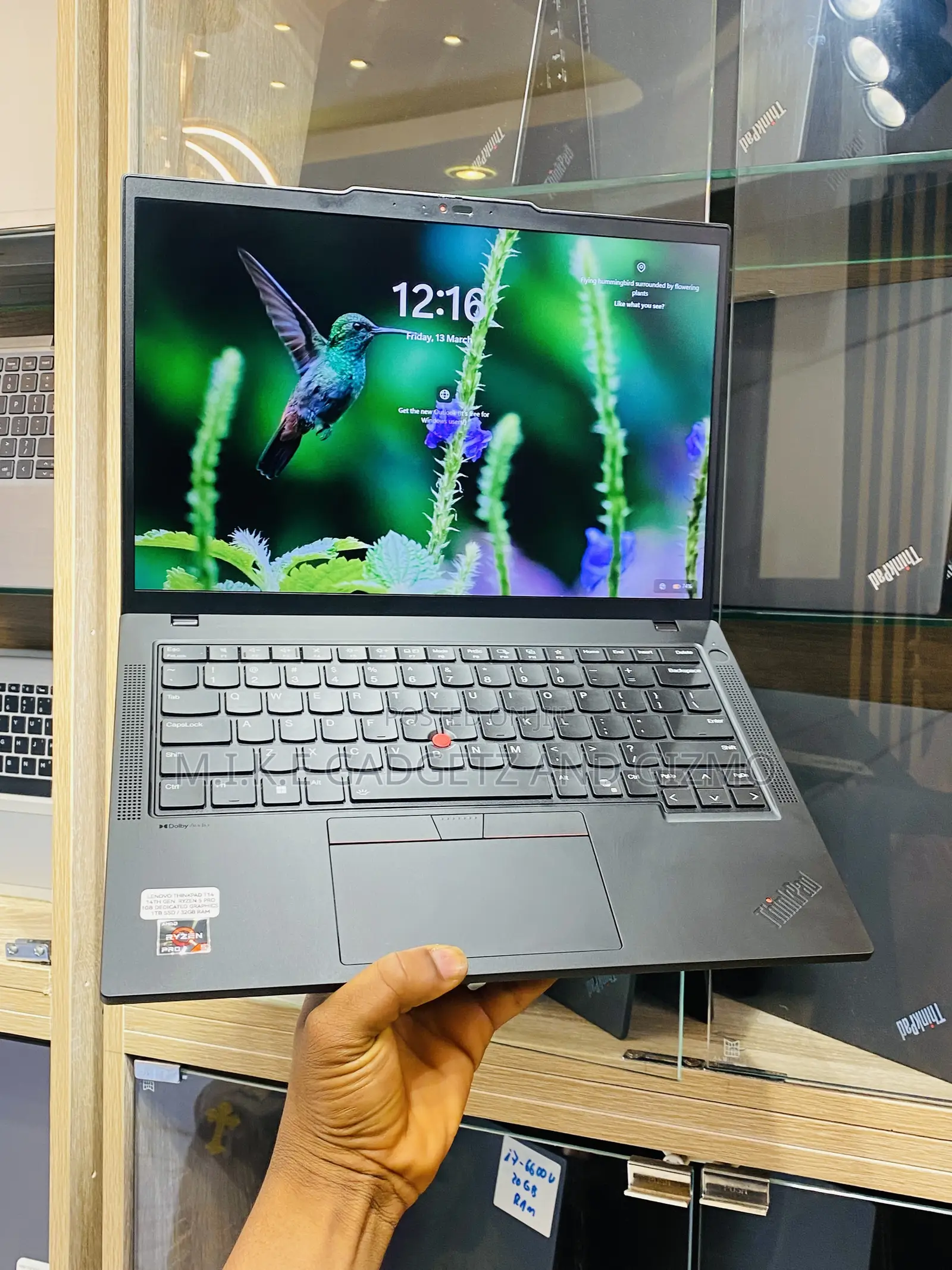 Laptop Lenovo ThinkPad T14 G4 32GB AMD Ryzen 5 SSD 1T