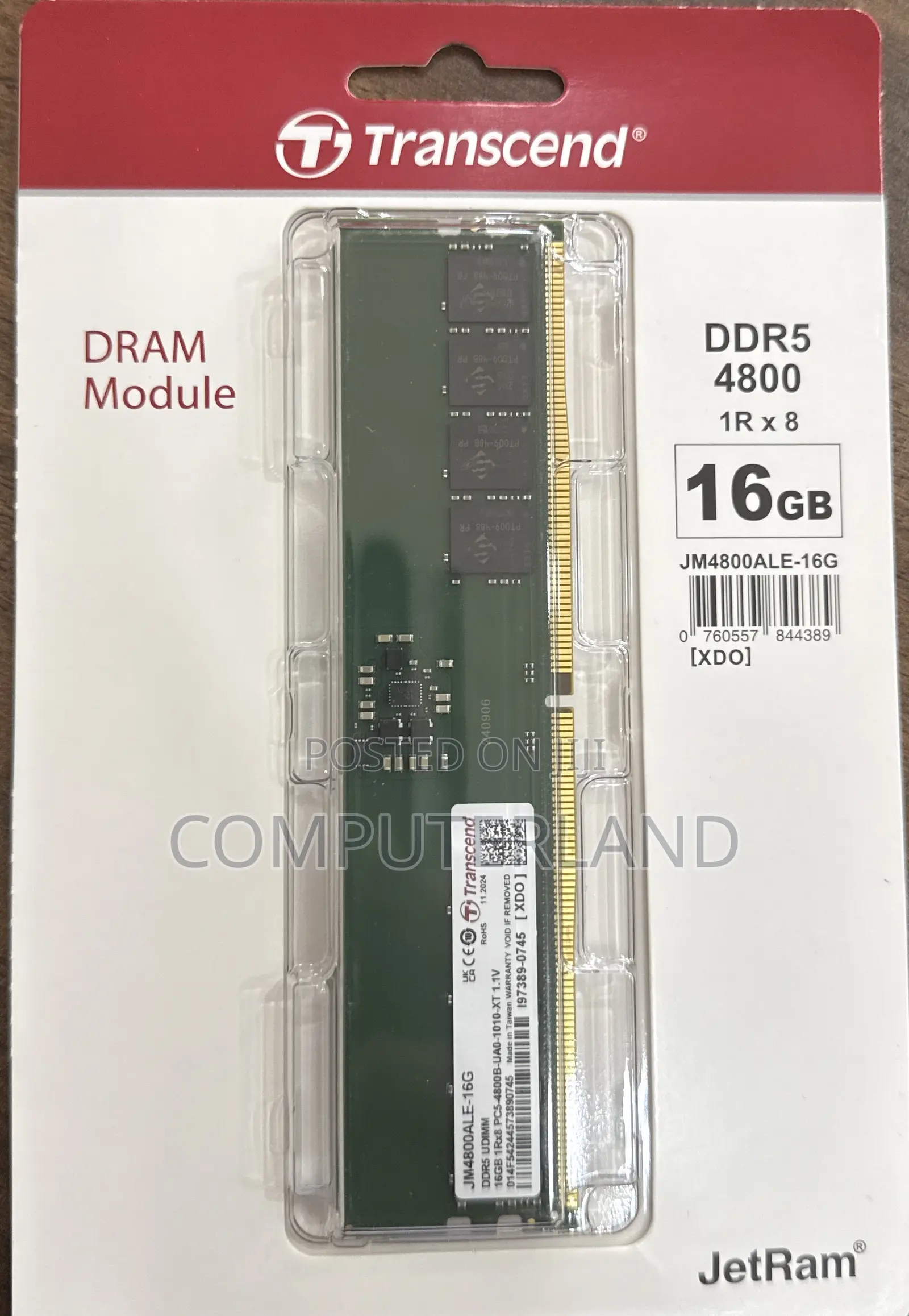 Ram Ddr5 16gb for Desktop