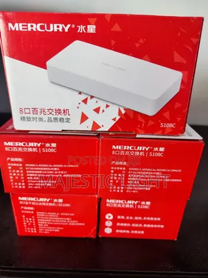 Mercury 8 Port 10/100 S108c Mini Switch