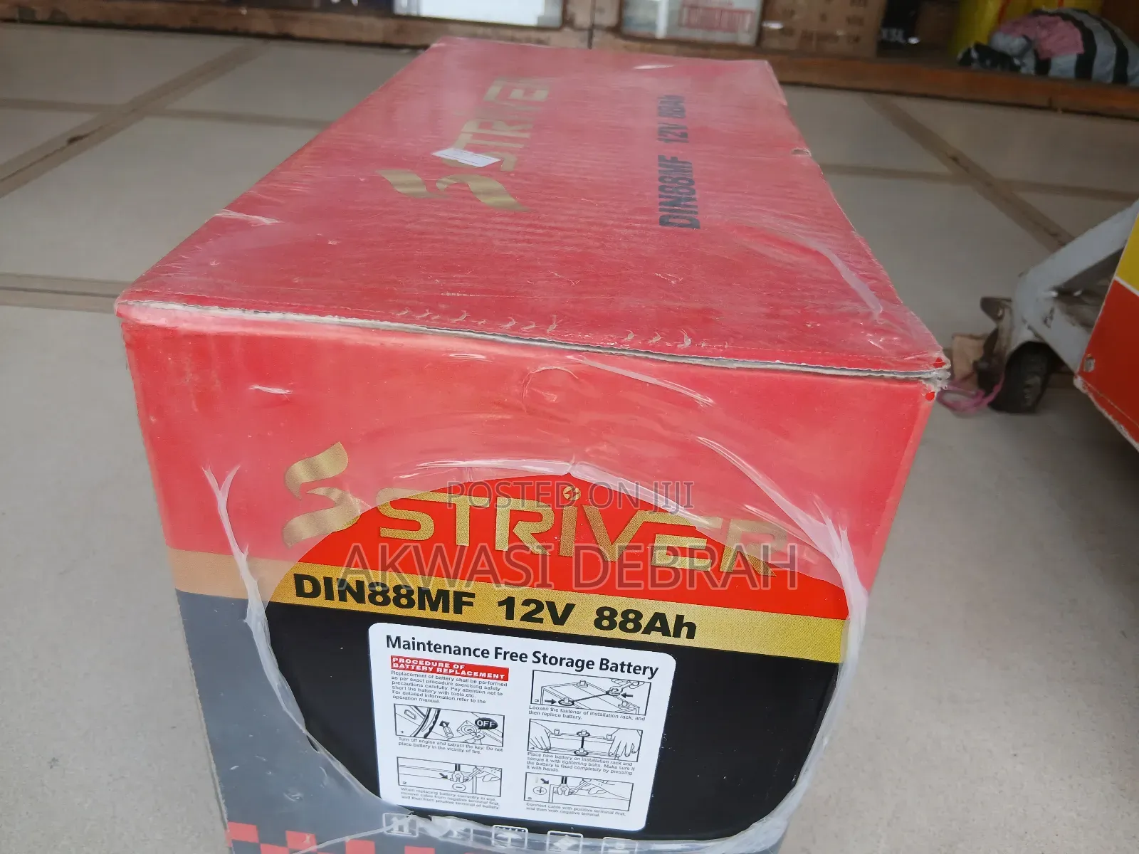 Original Striver Batteries for All Cars 17 Plate 88ah and 90ah