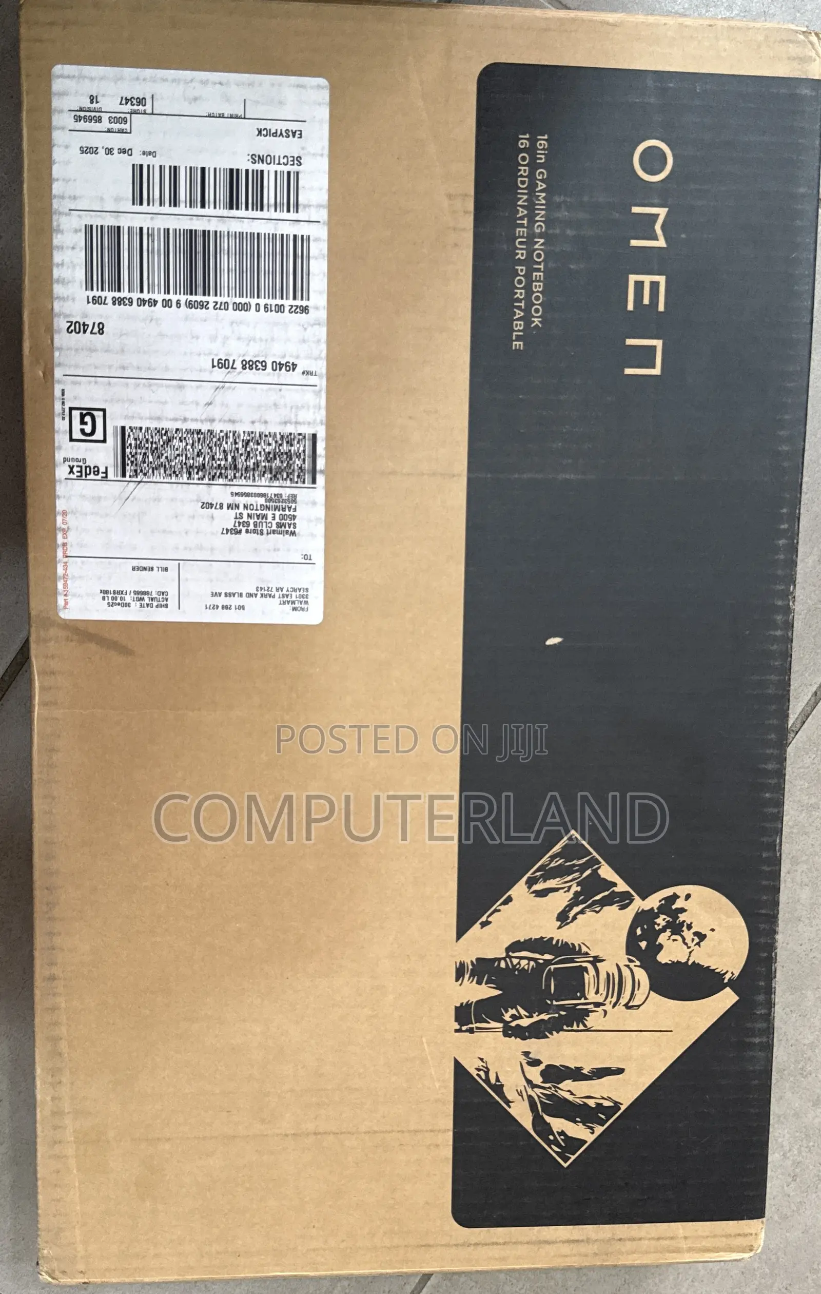 New Laptop HP Omen 16 16GB Intel Core Ultra 5 SSD 512GB