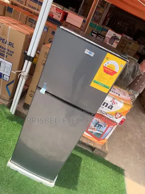 --"Nasco Durable Double Door Fridge 158 Litres