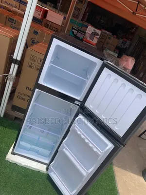 --"Nasco Durable Double Door Fridge 158 Litres