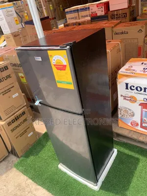 --"Nasco Durable Double Door Fridge 158 Litres
