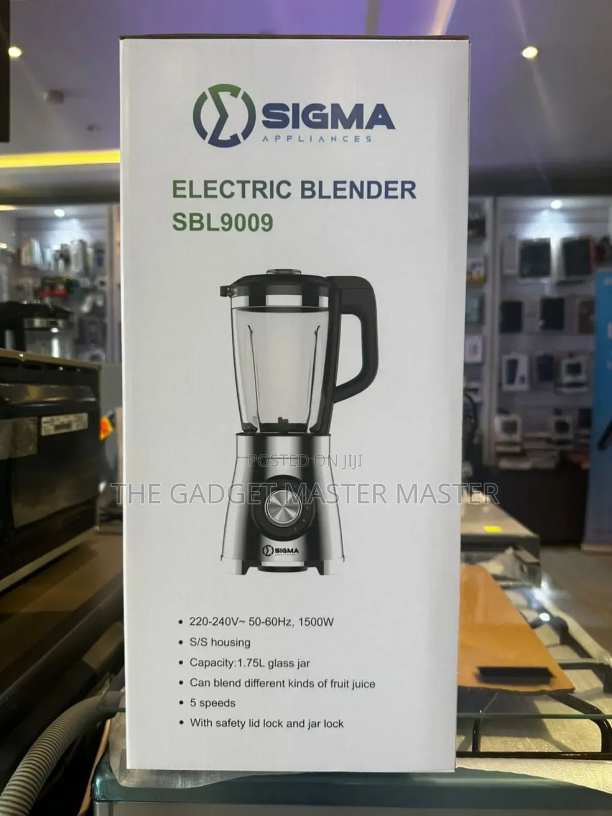 Sigma 1.75l Sb9009 Electric Blender