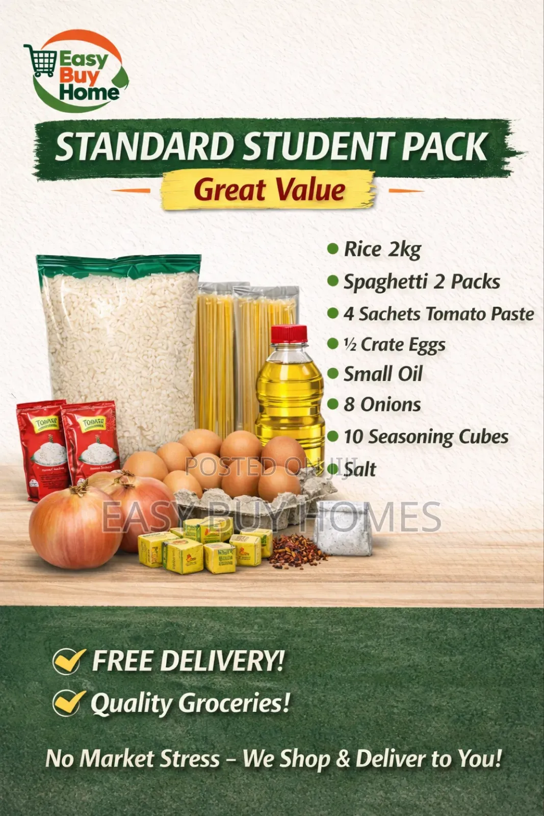 Student Grocery Packs – Affordable Bundles Delivered | Easy Buy Home”