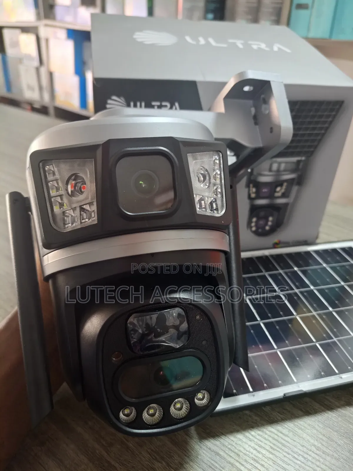 2 Lens Solar 4g Security Camera