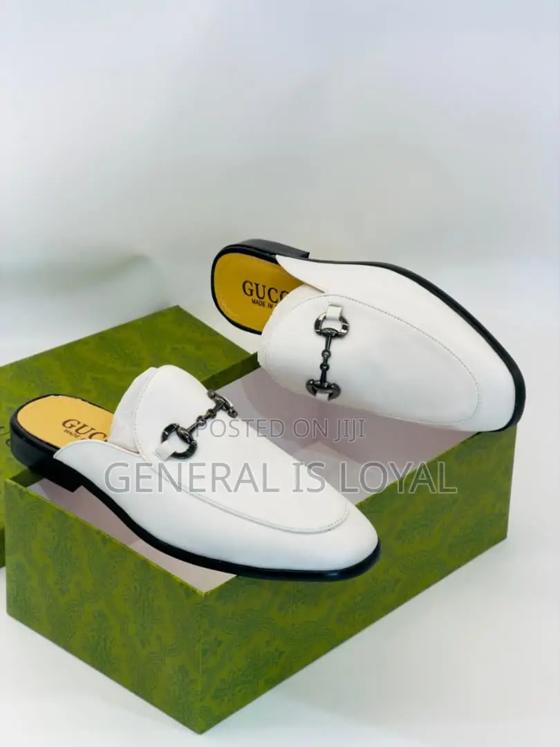 Gucci Leather Men’S Halfshoe White