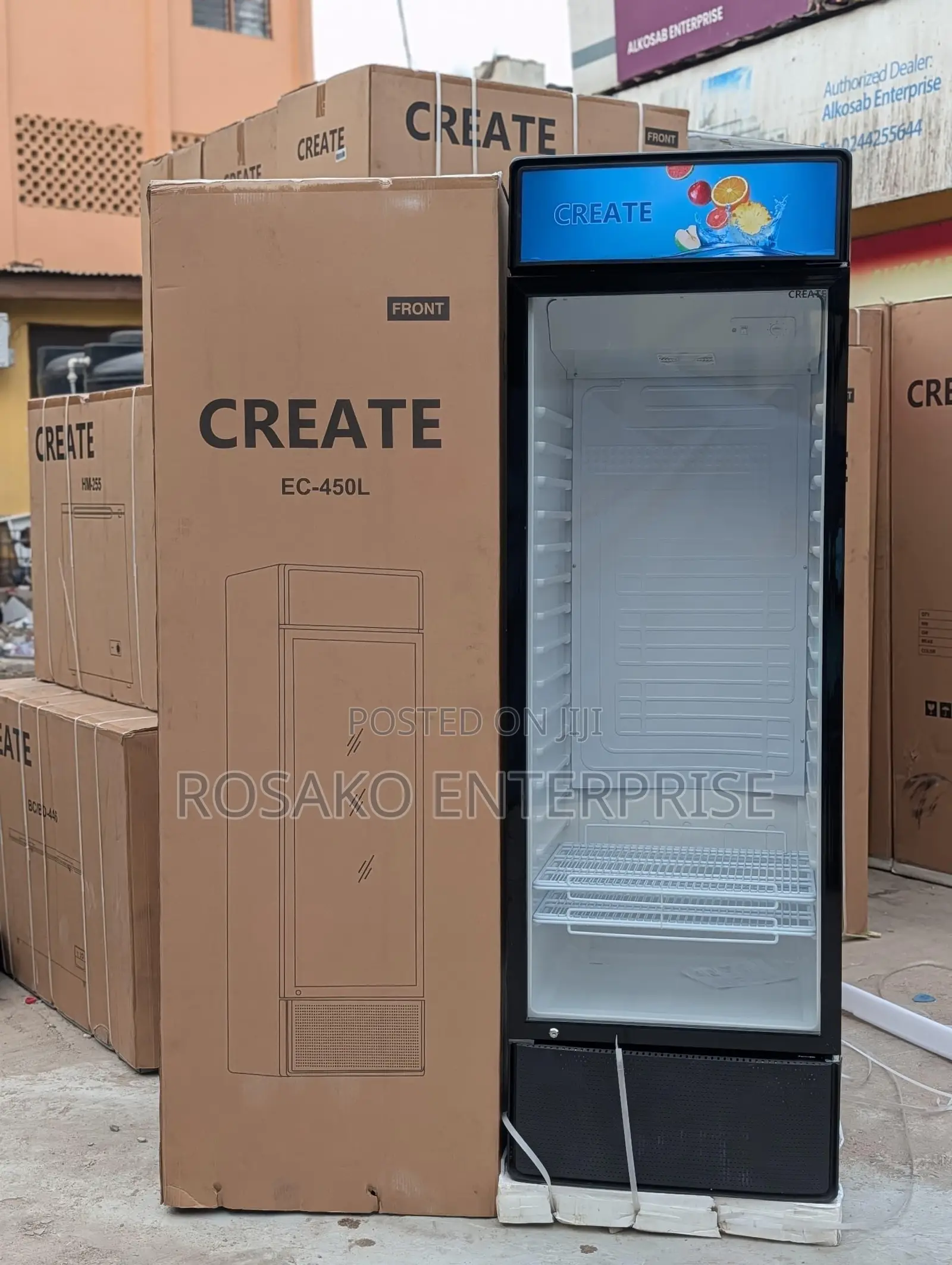 Create 450l Display Fridge Bigger Size