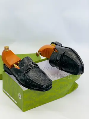 Solid Leather Men’S Halfshoe