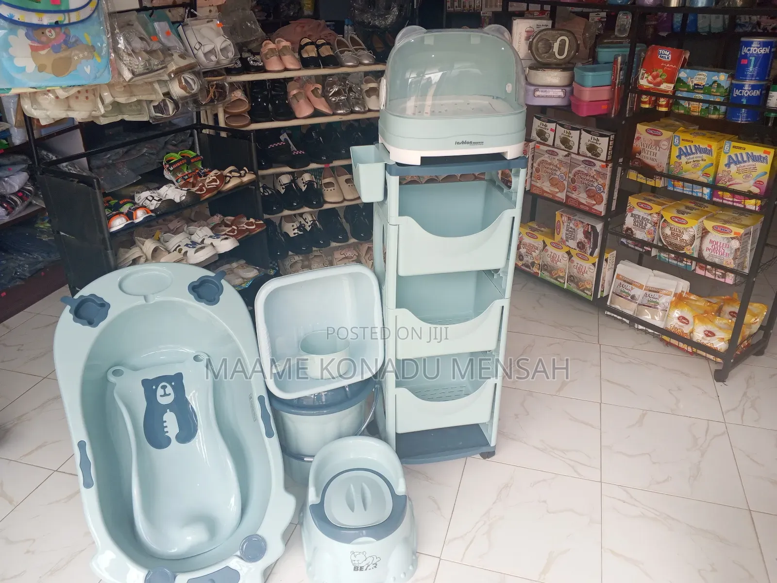Baby Bath Set With Stand