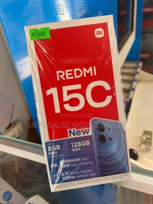 New Xiaomi Redmi 15C 4G 128 GB Black