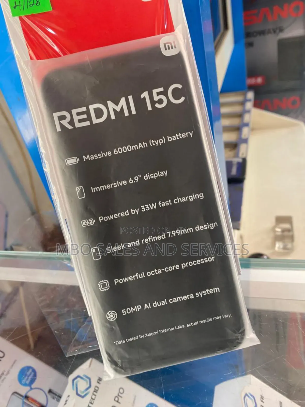 New Xiaomi Redmi 15C 4G 128 GB Black