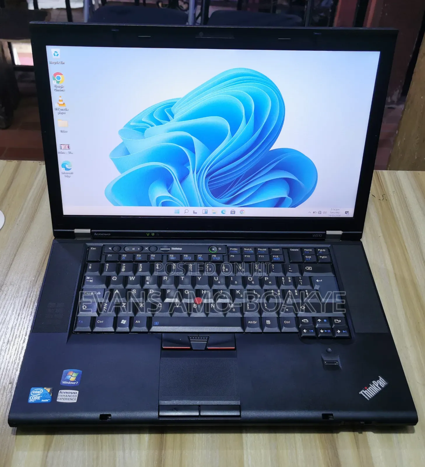 Laptop Lenovo ThinkPad W510 8GB Intel Core i7 HDD 500GB