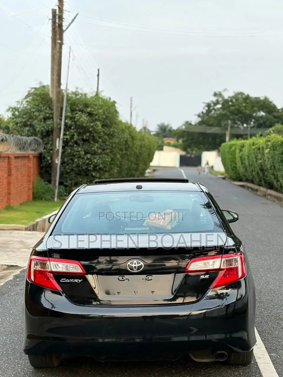 Toyota Camry SE 4dr Sedan (2.5L 4cyl 6A) 2014 Black