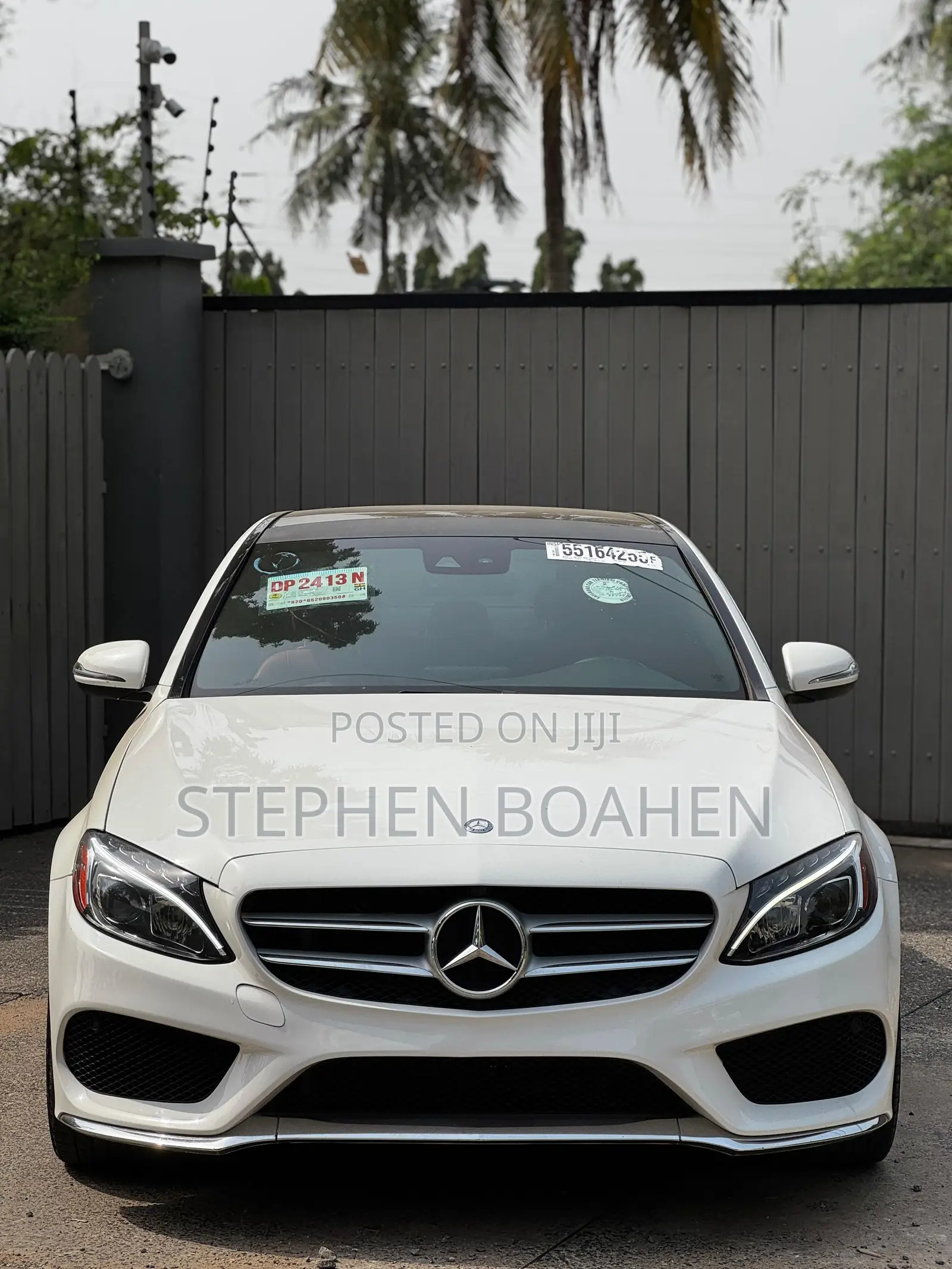 Mercedes-Benz C300 Base 4Matic Sedan AWD (2.0L 4cyl 7A) 2017 White