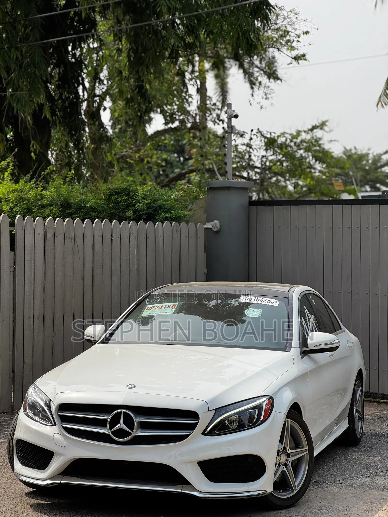 Mercedes-Benz C300 Base 4Matic Sedan AWD (2.0L 4cyl 7A) 2017 White