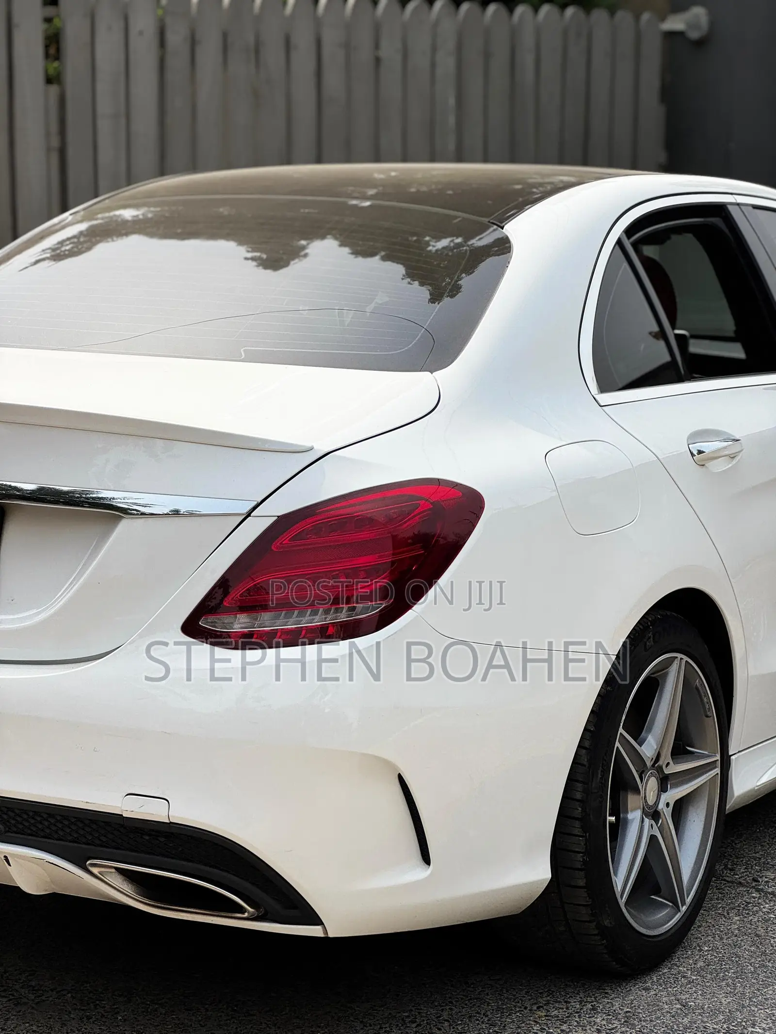 Mercedes-Benz C300 Base 4Matic Sedan AWD (2.0L 4cyl 7A) 2017 White