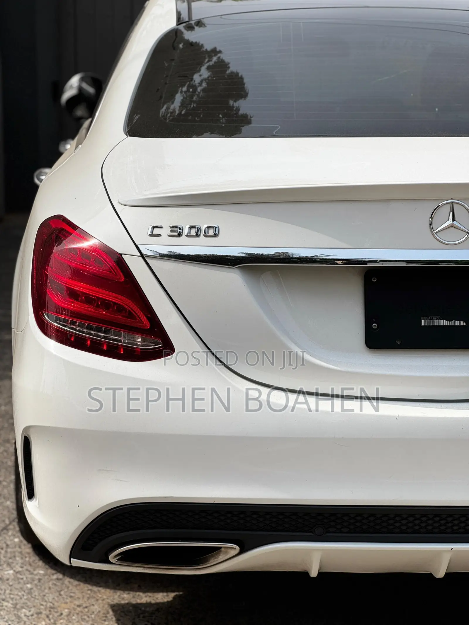 Mercedes-Benz C300 Base 4Matic Sedan AWD (2.0L 4cyl 7A) 2017 White