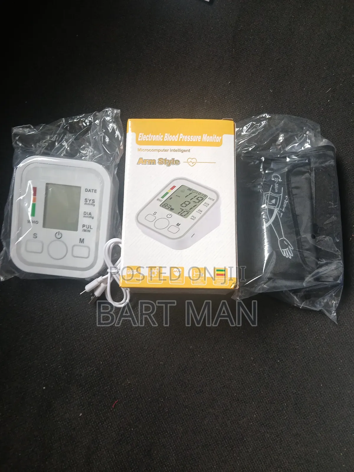 Blood Pressure Monitor Lcd Digital Screen