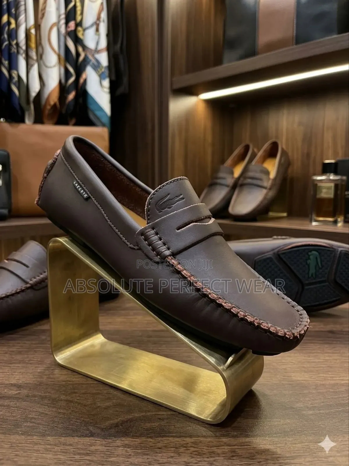 Quality Leather Lacoste Loafer for Men