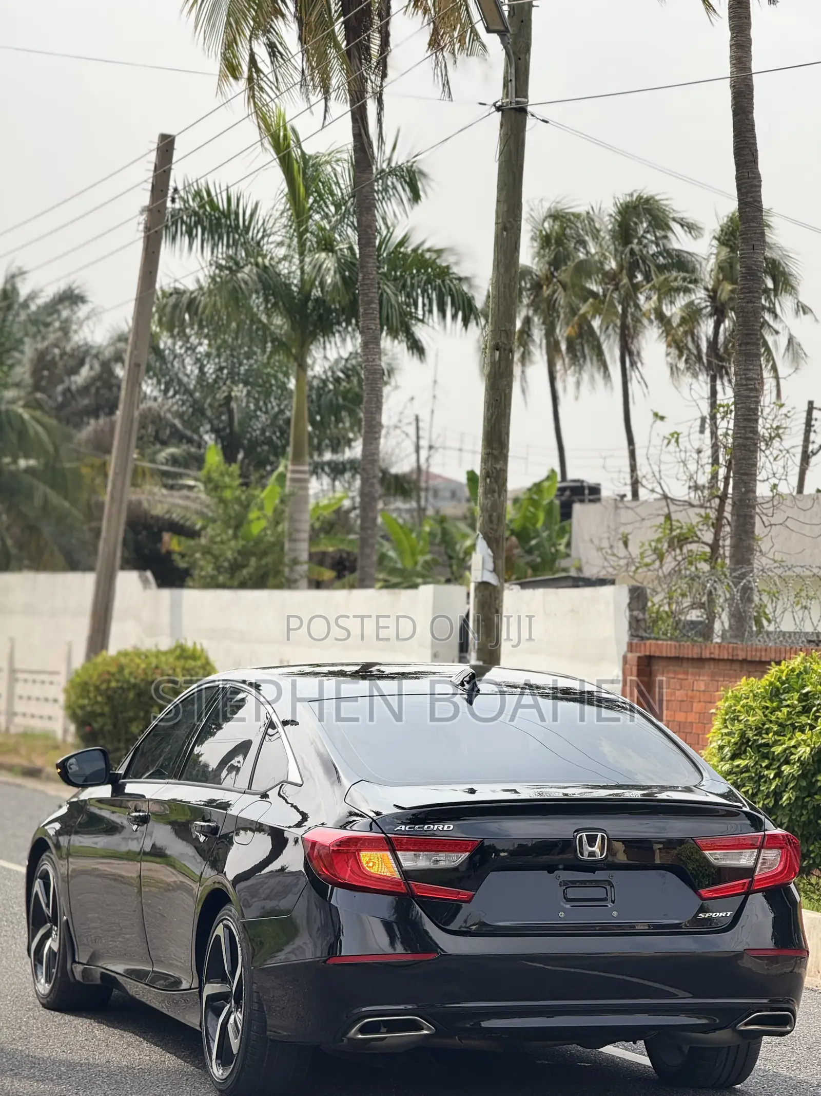 Honda Accord Sport (1.5L 4cyl Turbo 6M) 2019 Black