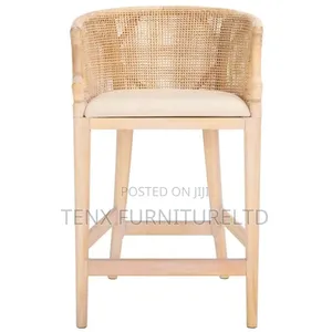 Bar Safavieh Solid Wood Counter Stool In( Natural/White)