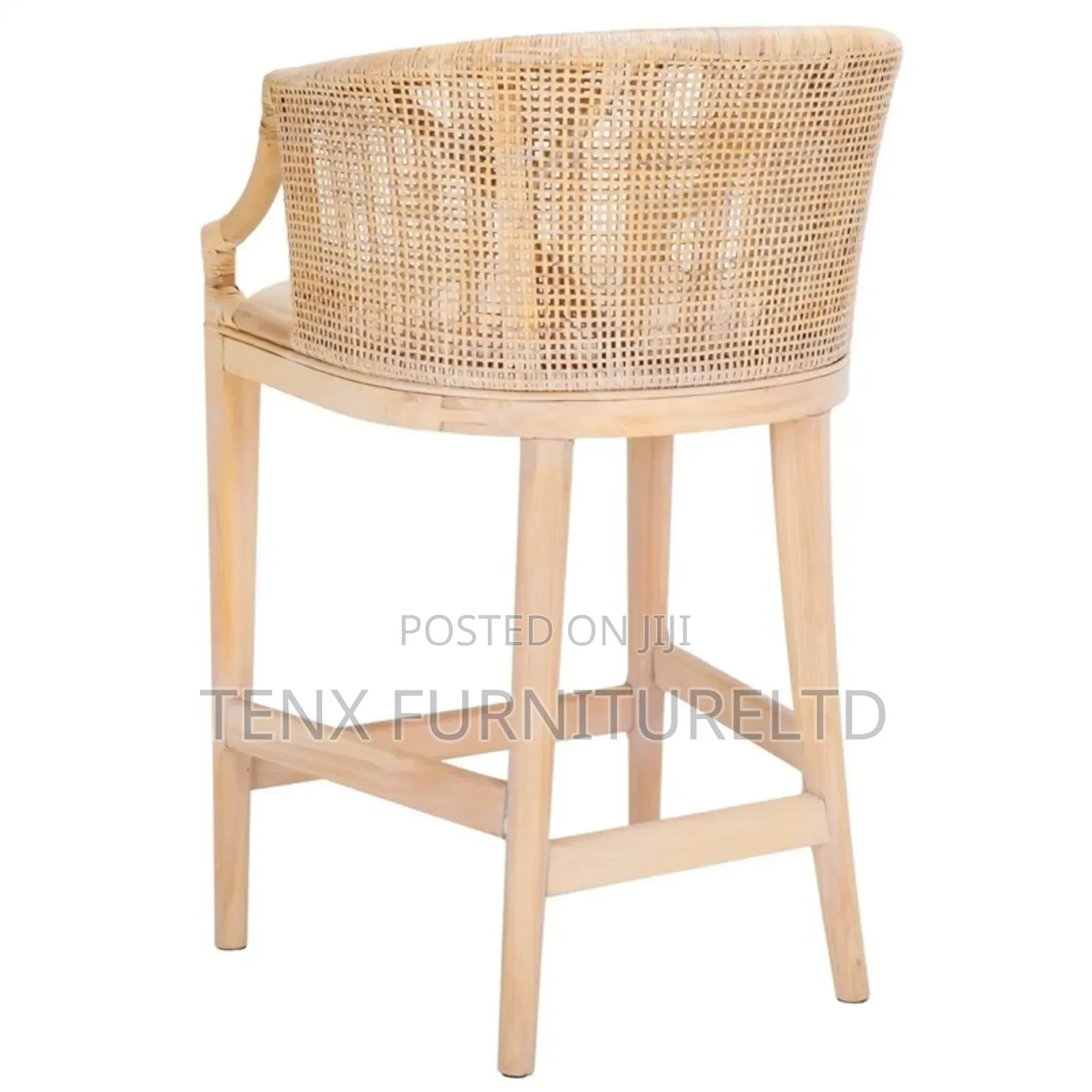 Bar Safavieh Solid Wood Counter Stool In( Natural/White)