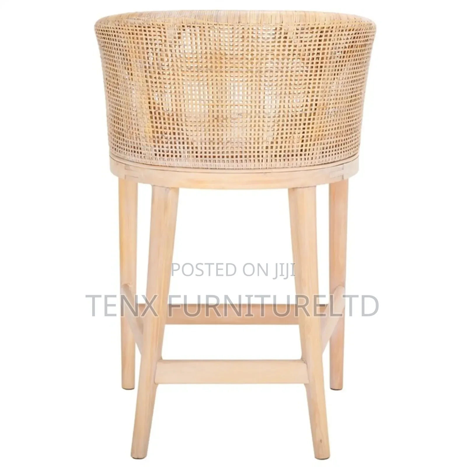 Bar Safavieh Solid Wood Counter Stool In( Natural/White)